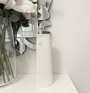 Heart Ceramic Tall Vase