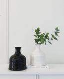 Gloss White Olivia Ceramic Vase - Trendy Barn Interiors