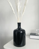 Gloss Black Delia Ceramic Vase - Trendy Barn Interiors